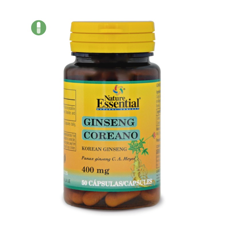 Ginseng Koreano 400Mg 50Capsulas