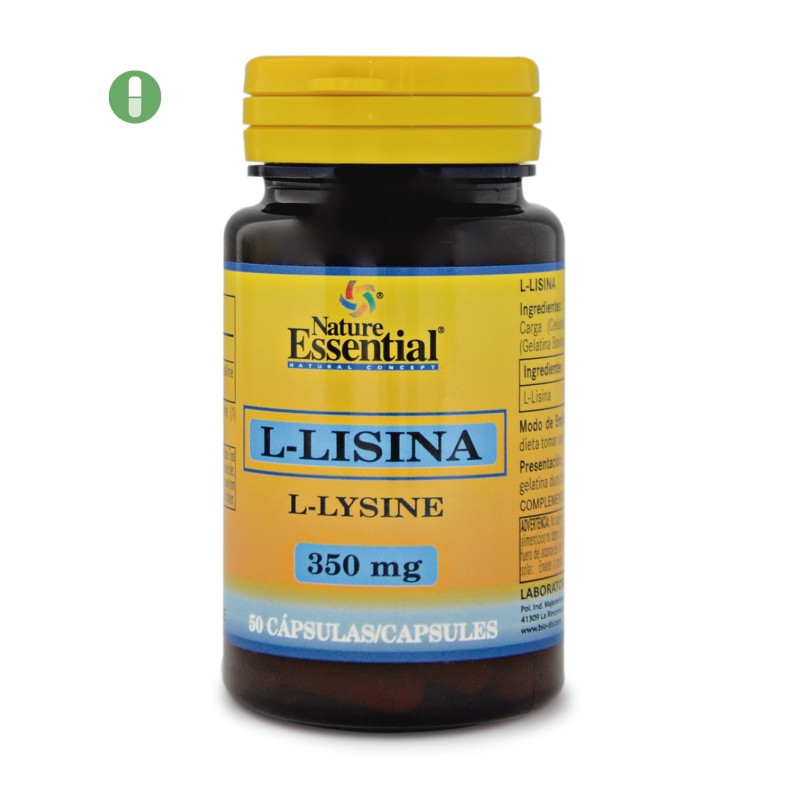 L Lisina 350Mg  50 Capsulas