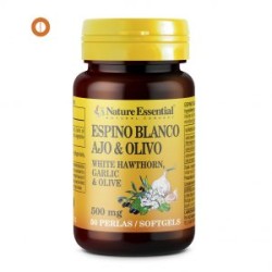 Espino Blanco Ajo y  Olivo 500Mg 50P