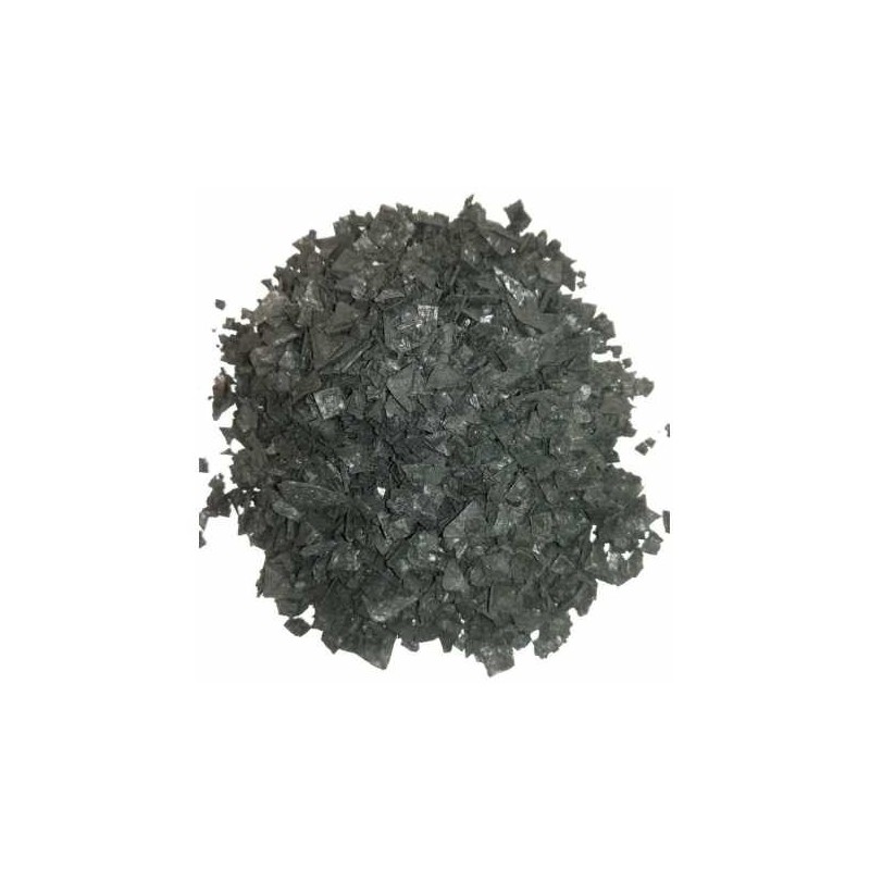 Escamas de sal negra con carbón