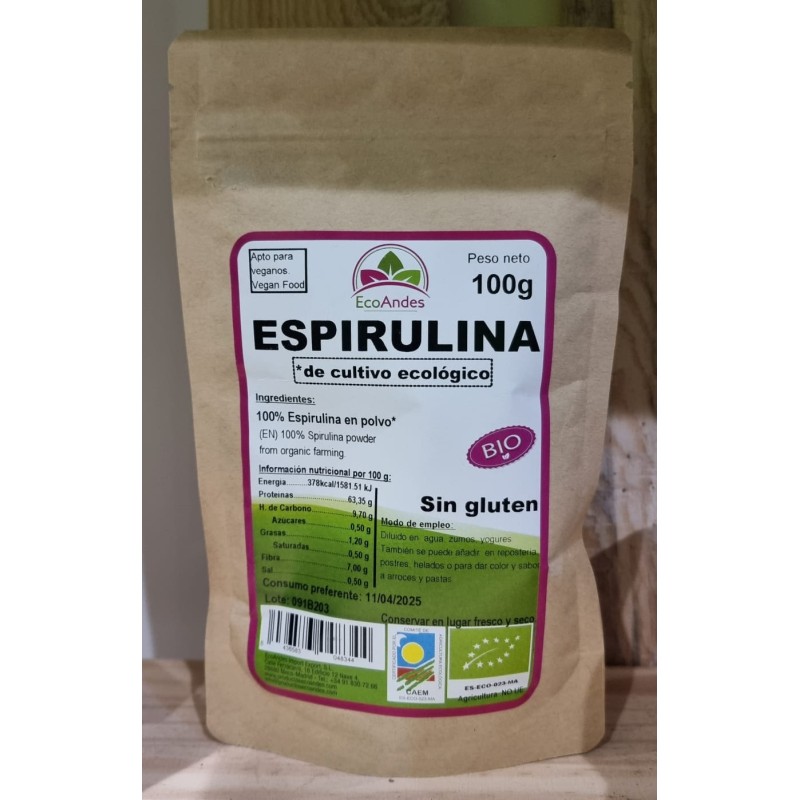 Espirulina Sin Gluten