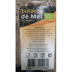 Galleta de jengibre con miel BIO