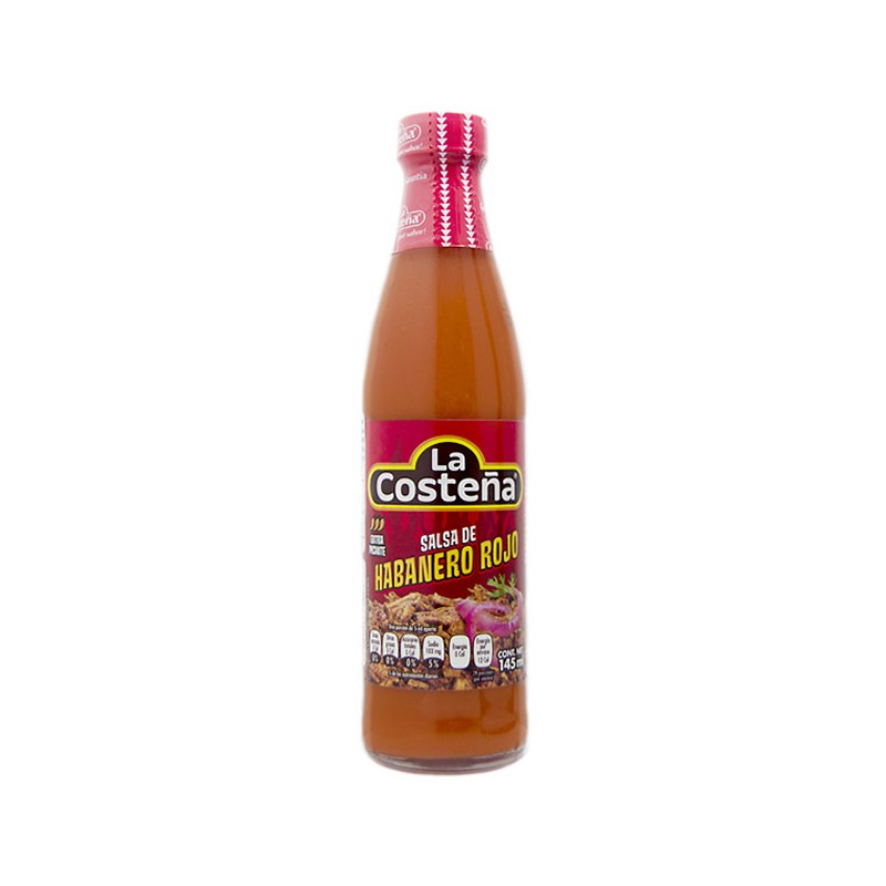 Salsa de Habanero Rojo 145 ml