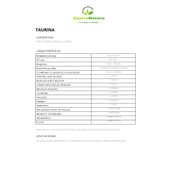 L-Taurina en Polvo | Energía y concentración