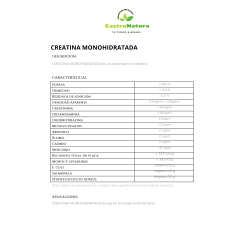 Creatina Monohidrato en Polvo | Energía y rendimiento